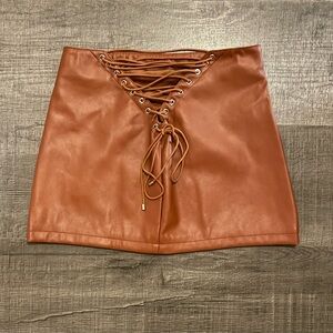 New Akira Faux Leather Mini Skirt…